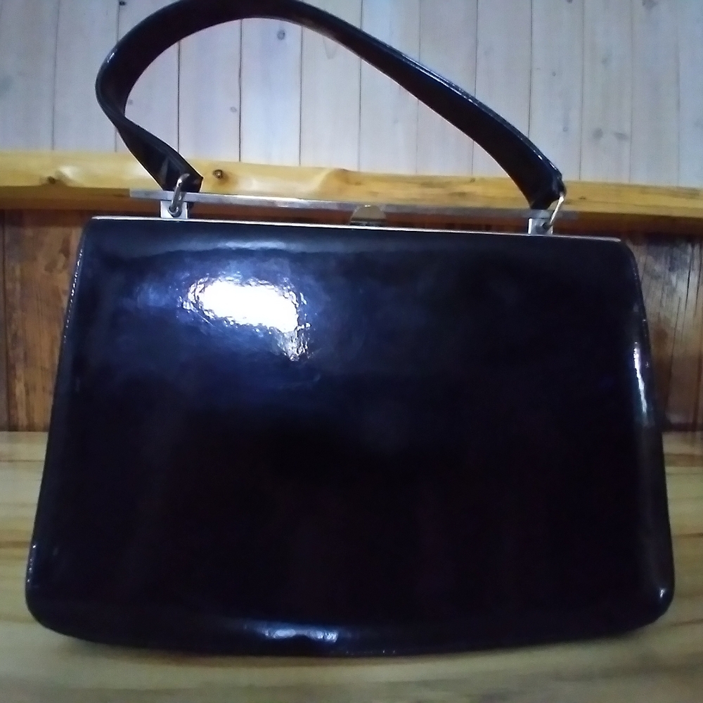 1950's Patent Leather Handbag